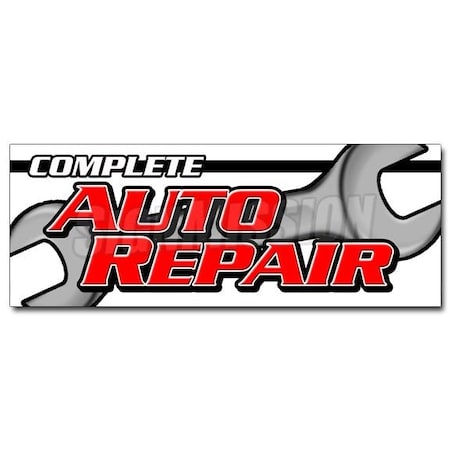 Signmission COMPLETE AUTO REPAIR DECAL sticker car mechanic transmission tires, D-48 Complete Auto Repair D-48 Complete Auto Repair